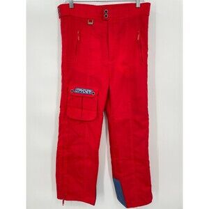 SPYDER Vintage Red Blue Spiderman Snow Ski Pants Size Youth 14